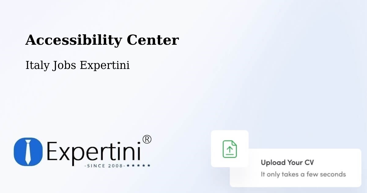 Accessibility Statement – Basiglio - Italy Jobs Expertini
