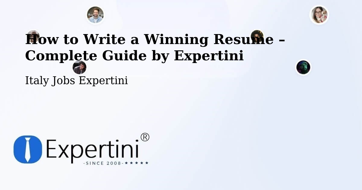 Resume Writing Guide for Job Seekers – Basiglio - Basiglio, Italy Jobs Expertini